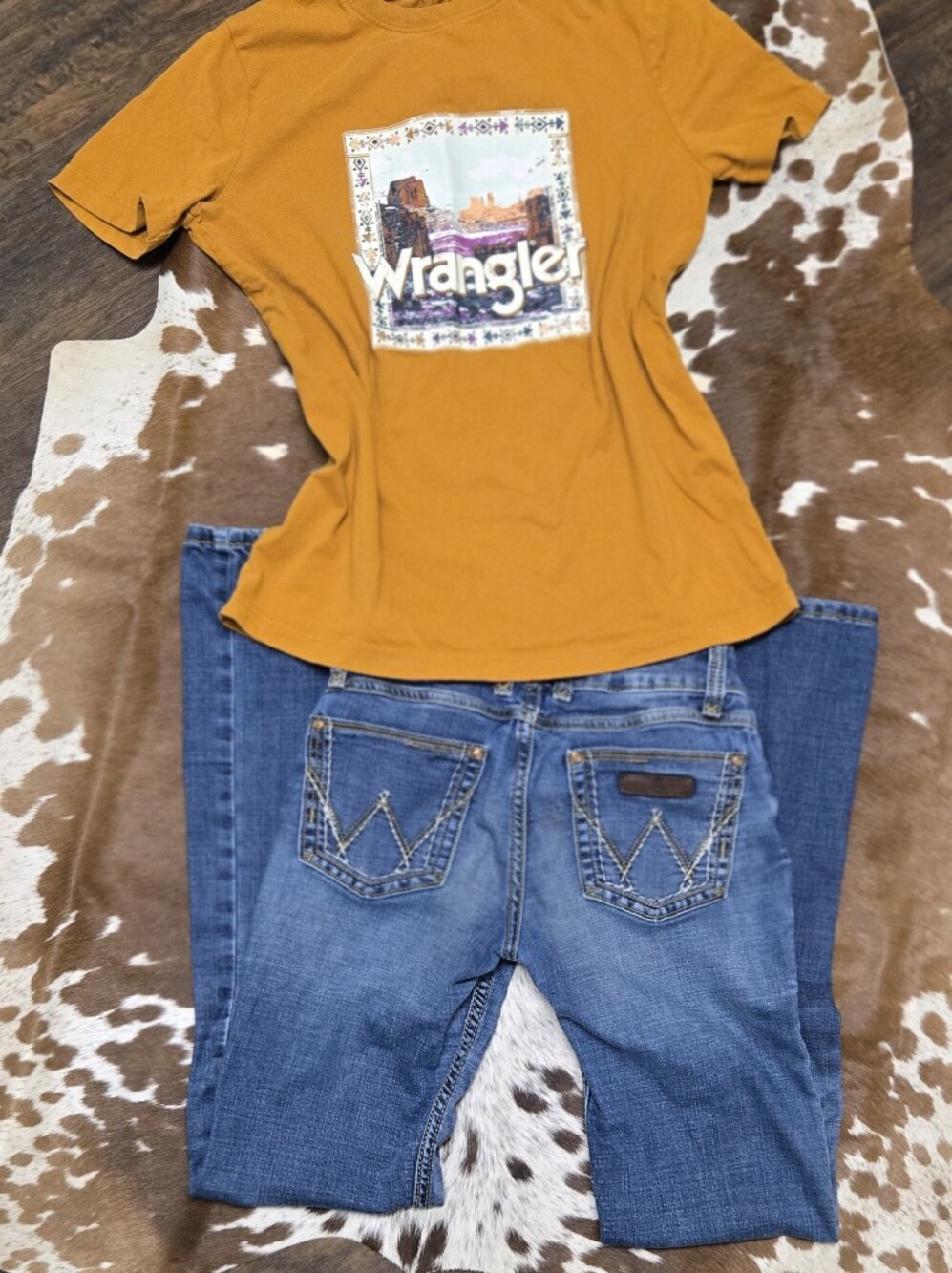 Wrangler Women's Blue Boot Cut Jeans